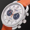 Arceau Chronographe Automatic 42mm Stainless Steel and Leather Watch, Ref. No. 404111WW00 - FR