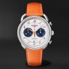Arceau Chronographe Automatic 42mm Stainless Steel and Leather Watch, Ref. No. 404111WW00