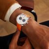 Arceau Chronographe Automatic 42mm Stainless Steel and Leather Watch, Ref. No. 404111WW00 - OU