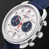 Arceau Chronographe Automatic 42mm Stainless Steel and Leather Watch, Ref. No. 403964WW00 - FR Arceau Chronographe Automatic 42mm Stainless Steel and Leather Watch, Ref. No. 403964WW00 - FR