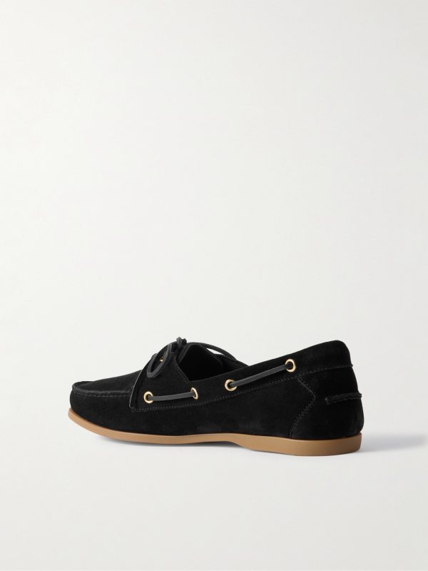 Robin Suede Boat Shoes - BK Robin Suede Boat Shoes - BK