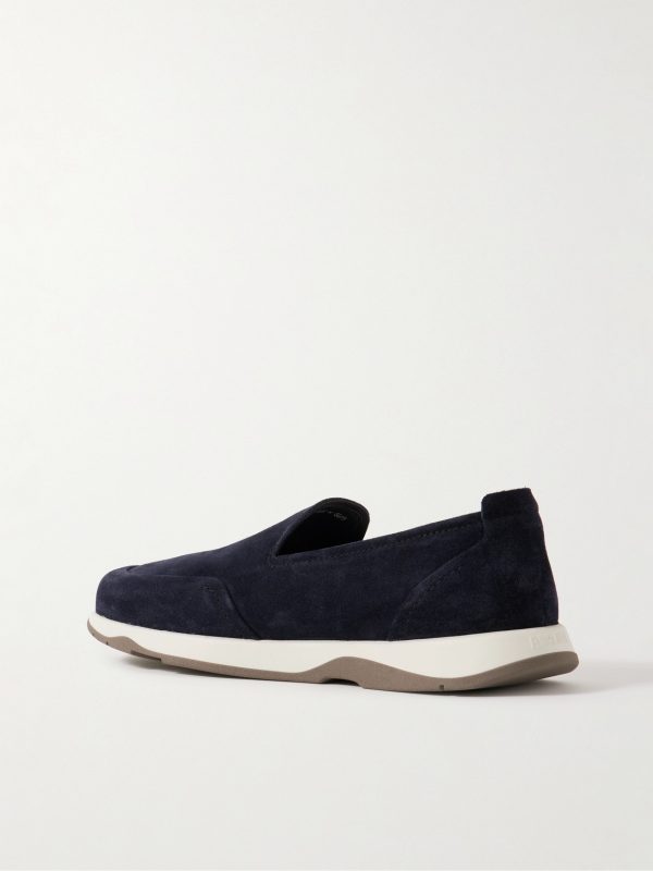 Echappe Suede Slip-On Sneakers - BK Echappe Suede Slip-On Sneakers - BK
