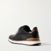 Fast Track Torino Leather and Shell Sneakers - BK
