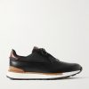 Fast Track Torino Leather and Shell Sneakers