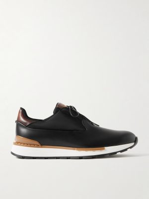 Fast Track Torino Leather and Shell Sneakers