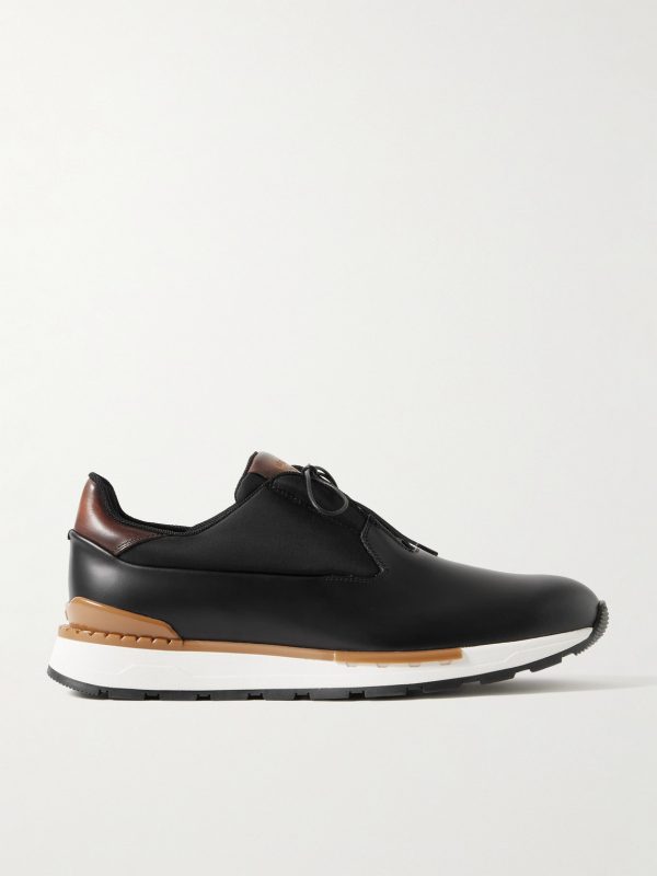 Fast Track Torino Leather and Shell Sneakers