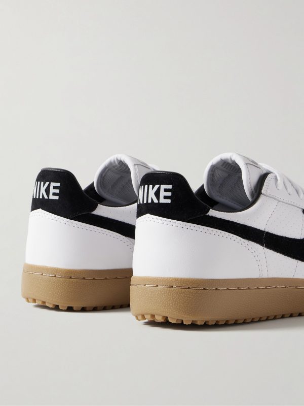 Field General 82 SP Suede-Trimmed Leather Sneakers - BK