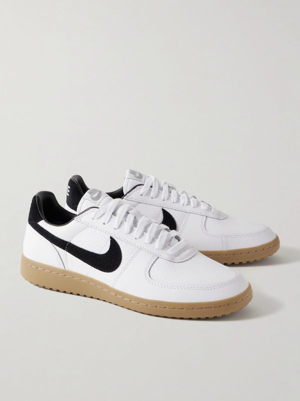 Field General 82 SP Suede-Trimmed Leather Sneakers - FR