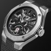 Riviera Automatic Skeleton 42mm Stainless Steel, Canvas and Rubber Watch, Ref. No. 10721 - FR