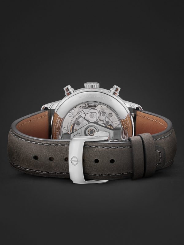 Classima Automatic Chronograph 42mm Stainless Steel and Leather Watch, Ref. No. 10783 - E2 Classima Automatic Chronograph 42mm Stainless Steel and Leather Watch, Ref. No. 10783 - E2
