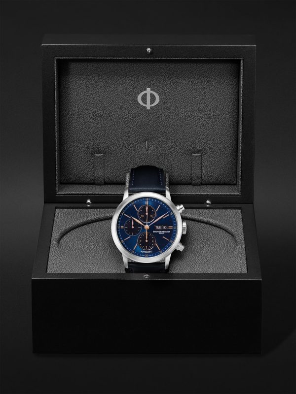 Classima Automatic Chronograph 42mm Stainless Steel and Leather Watch, Ref. No. 10781 - E3 Classima Automatic Chronograph 42mm Stainless Steel and Leather Watch, Ref. No. 10781 - E3