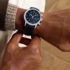 Classima Automatic Chronograph 42mm Stainless Steel and Leather Watch, Ref. No. 10781 - OU Classima Automatic Chronograph 42mm Stainless Steel and Leather Watch, Ref. No. 10781 - OU