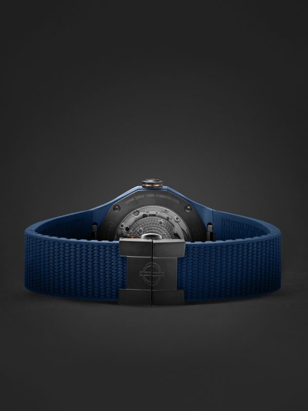 Riviera Automatic 42mm Steel and Rubber Watch, Ref. No. 10769 - E2