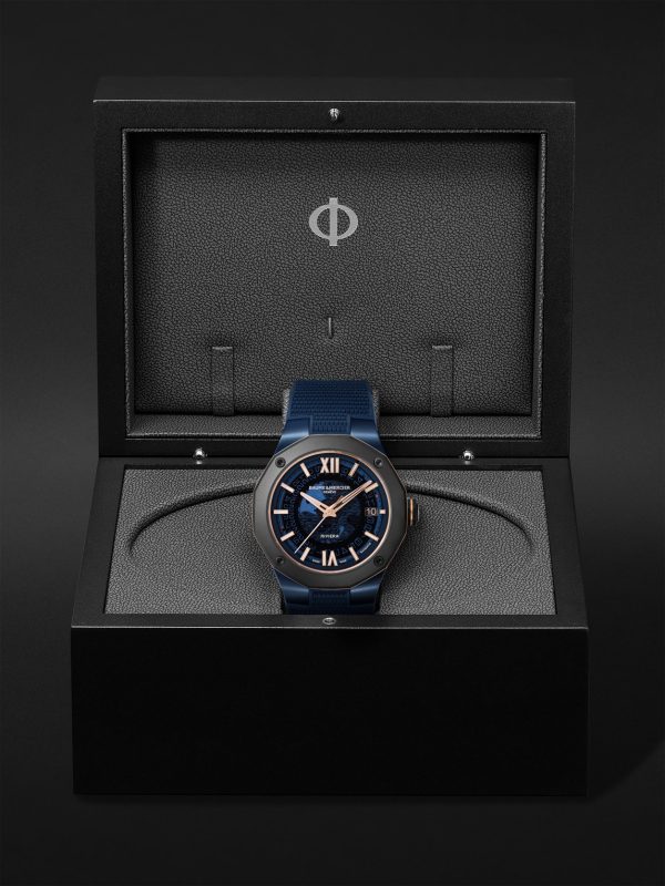 Riviera Automatic 42mm Steel and Rubber Watch, Ref. No. 10769 - E3