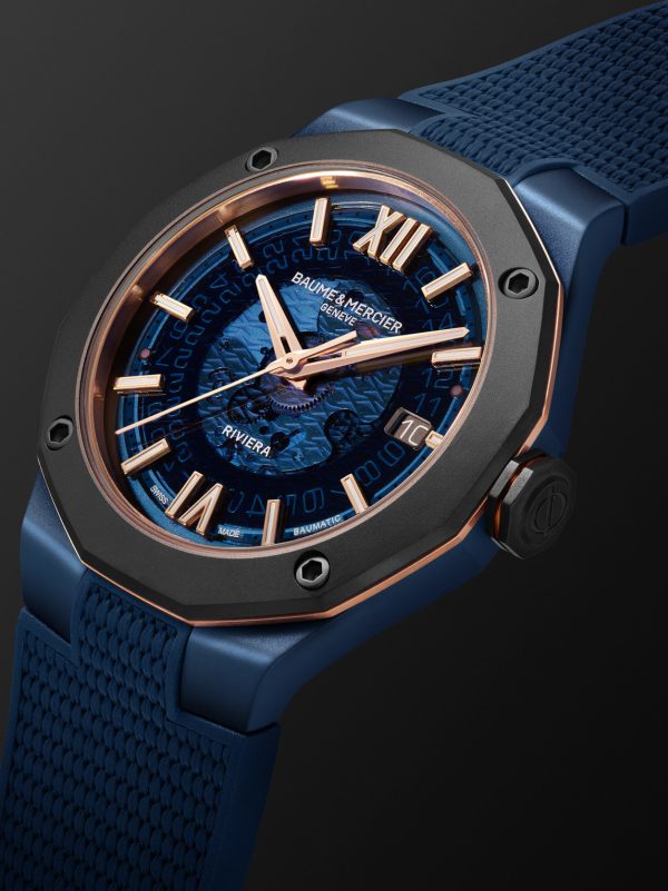 Riviera Automatic 42mm Steel and Rubber Watch, Ref. No. 10769 - FR