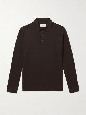 Mercerised Cotton-Jersey Polo Shirt Mercerised Cotton-Jersey Polo Shirt