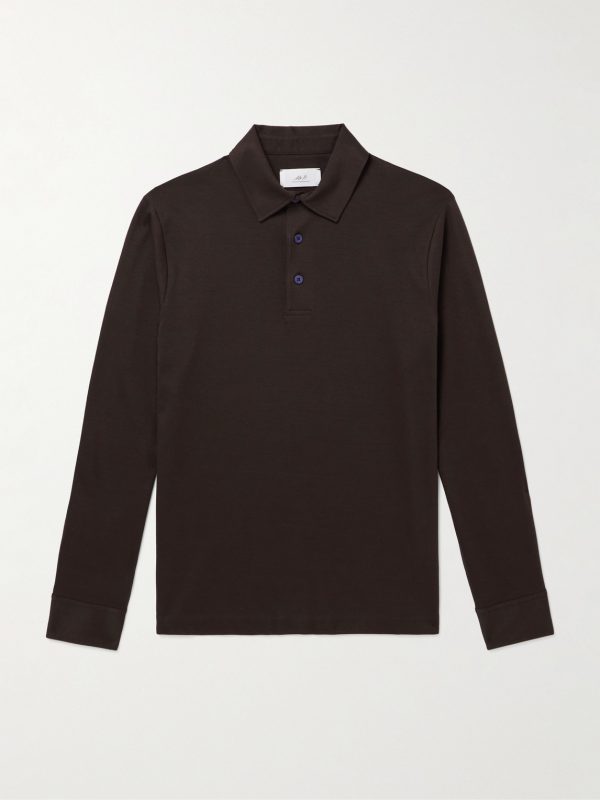 Mercerised Cotton-Jersey Polo Shirt Mercerised Cotton-Jersey Polo Shirt