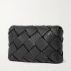 Small Diago Intrecciato Full-Grain Leather Messenger Bag - BK Small Diago Intrecciato Full-Grain Leather Messenger Bag - BK