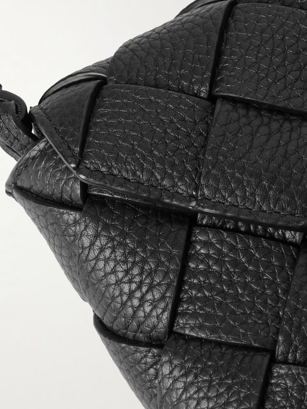 Small Diago Intrecciato Full-Grain Leather Messenger Bag - CU Small Diago Intrecciato Full-Grain Leather Messenger Bag - CU