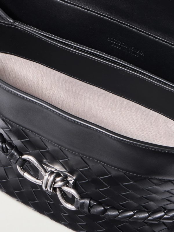 Andiamo Medium Intrecciato Leather Tote Bag - E1