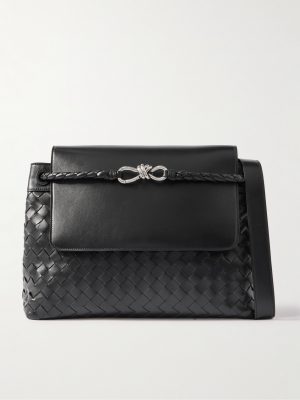 Andiamo Medium Intrecciato Leather Tote Bag