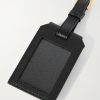 Full-Grain Leather Luggage Tag - BK Full-Grain Leather Luggage Tag - BK