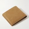 Nubuck Billfold Wallet - BK Nubuck Billfold Wallet - BK