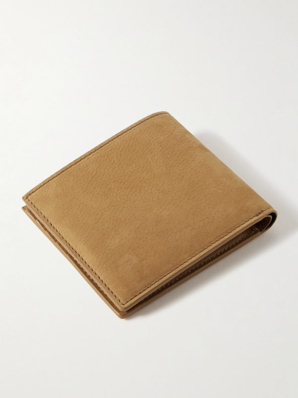 Nubuck Billfold Wallet - BK Nubuck Billfold Wallet - BK