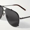 DiorBlackSuit A3U Aviator-Style Metal Sunglasses - CU