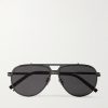 DiorBlackSuit A3U Aviator-Style Metal Sunglasses