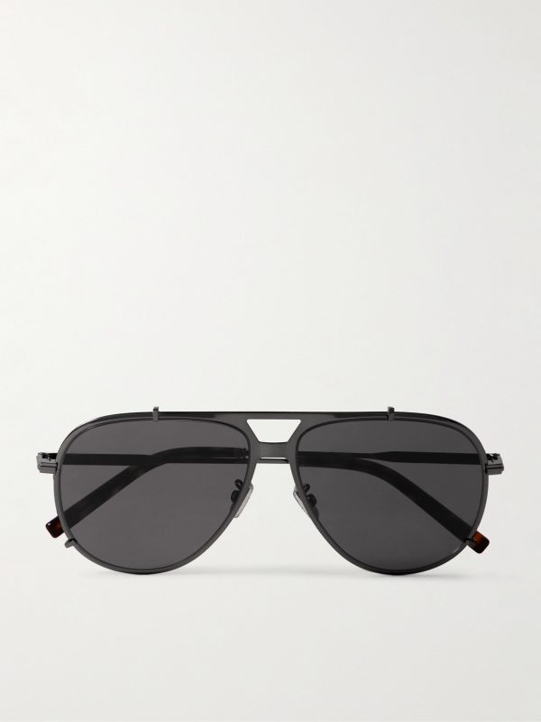 DiorBlackSuit A3U Aviator-Style Metal Sunglasses