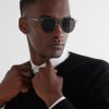 DiorBlackSuit R8U Round Metal Sunglasses - OU