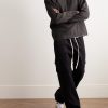 Roll-Neck Heavyweight Structured-Fleece Cotton-Jersey Sweatshirt - OU