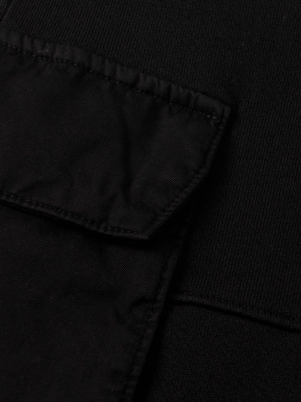 Heavyweight Straight-Leg Structured-Fleece Cotton-Jersey Drawstring Cargo Trousers - CU