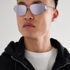 Signature Geometric Silver-Tone Sunglasses - OU Signature Geometric Silver-Tone Sunglasses - OU
