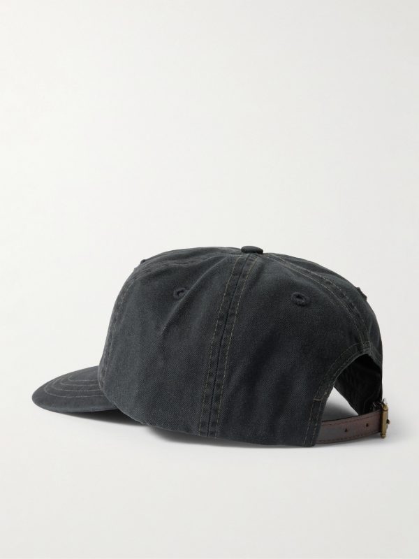 Logo-Embroidered Cotton-Twill Baseball Cap - BK Logo-Embroidered Cotton-Twill Baseball Cap - BK