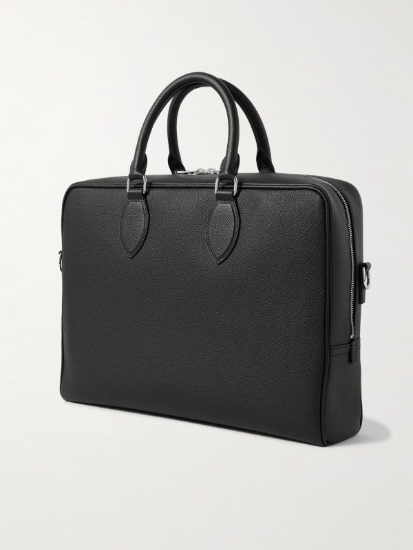 Full-Grain Leather Briefcase - BK