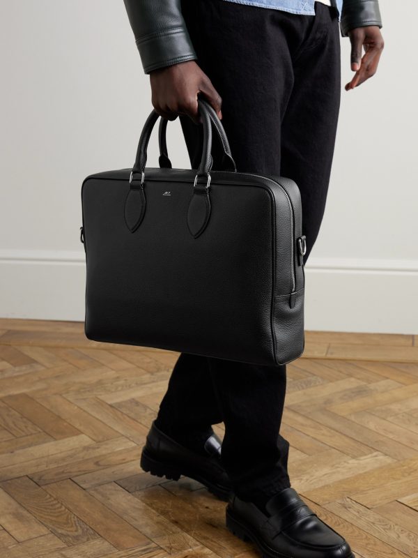 Full-Grain Leather Briefcase - OU