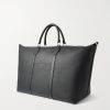 Full-Grain Leather Duffle Bag - BK Full-Grain Leather Duffle Bag - BK