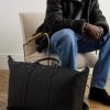 Full-Grain Leather Duffle Bag - OU Full-Grain Leather Duffle Bag - OU