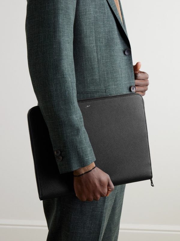 Full-Grain Leather Pouch - OU Full-Grain Leather Pouch - OU