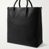 Full-Grain Leather Tote Bag - BK Full-Grain Leather Tote Bag - BK