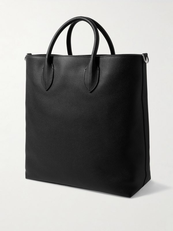 Full-Grain Leather Tote Bag - BK Full-Grain Leather Tote Bag - BK