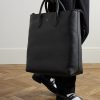 Full-Grain Leather Tote Bag - OU Full-Grain Leather Tote Bag - OU