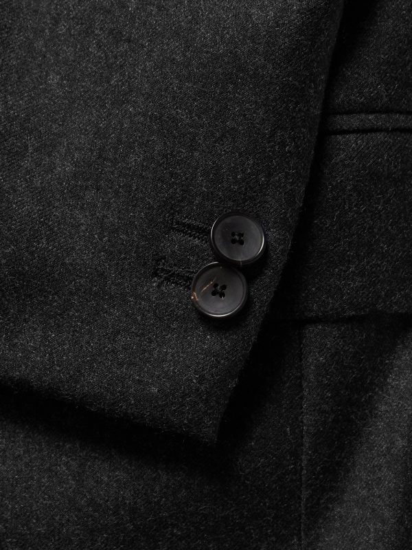 Regular-Fit Wool-Flannel Suit Jacket - CU Regular-Fit Wool-Flannel Suit Jacket - CU