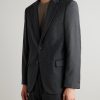 Regular-Fit Wool-Flannel Suit Jacket - FR Regular-Fit Wool-Flannel Suit Jacket - FR