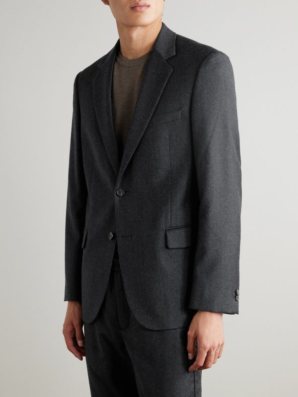 Regular-Fit Wool-Flannel Suit Jacket - FR Regular-Fit Wool-Flannel Suit Jacket - FR