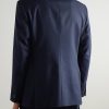 Regular-Fit Wool-Flannel Suit Jacket - BK