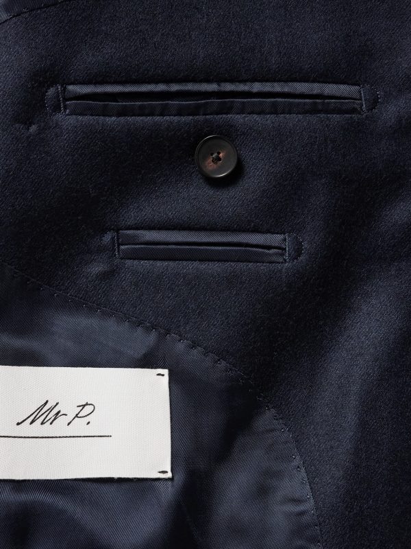 Regular-Fit Wool-Flannel Suit Jacket - E1