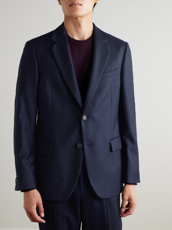 Regular-Fit Wool-Flannel Suit Jacket - FR